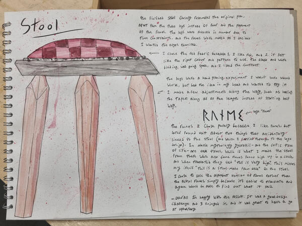 Reflection, plus a wonky drawing.