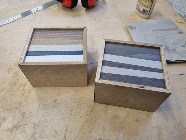Impromptu boxes.